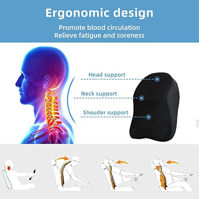 Memory Foam Car Neck Pillow – Comfortable Support