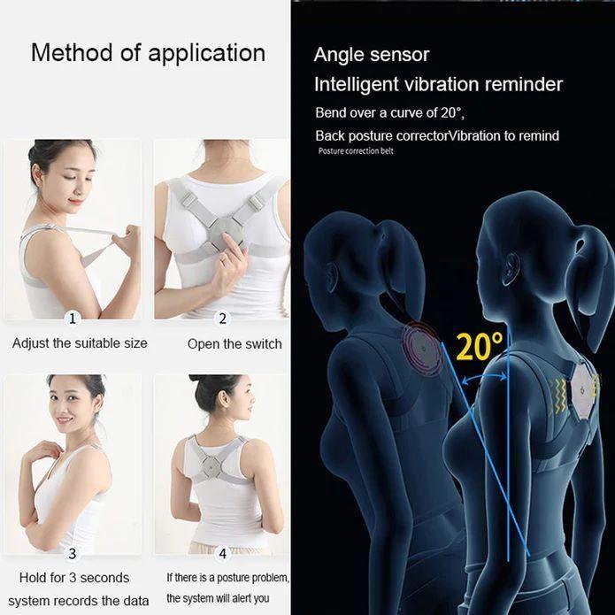 Smart Back Posture Corrector with Vibration Feedback