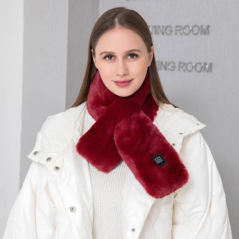 USB Heated Neck Wrap with Adjustable Warmth and Comfort