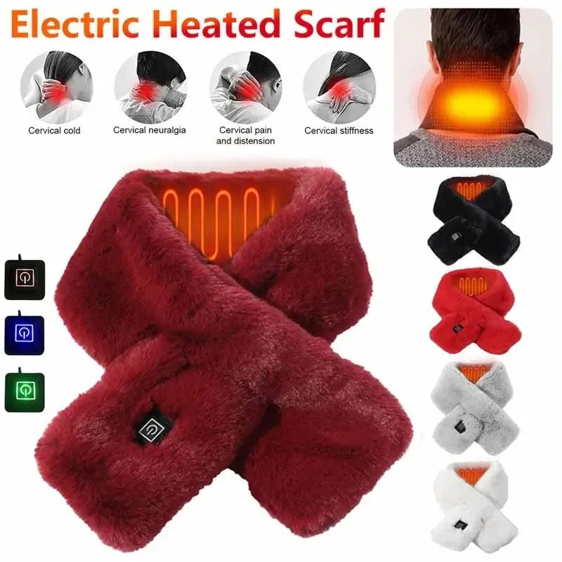USB Heated Neck Wrap with Adjustable Warmth and Comfort